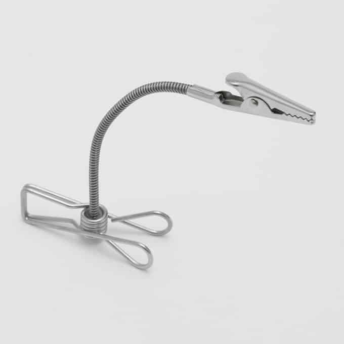 Double-Sided Flexible Sign Clip, 6"L
