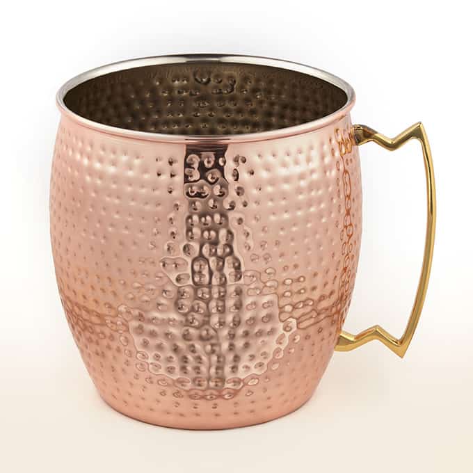 Moscow Mule Mug, 192 oz., Hammered Copper