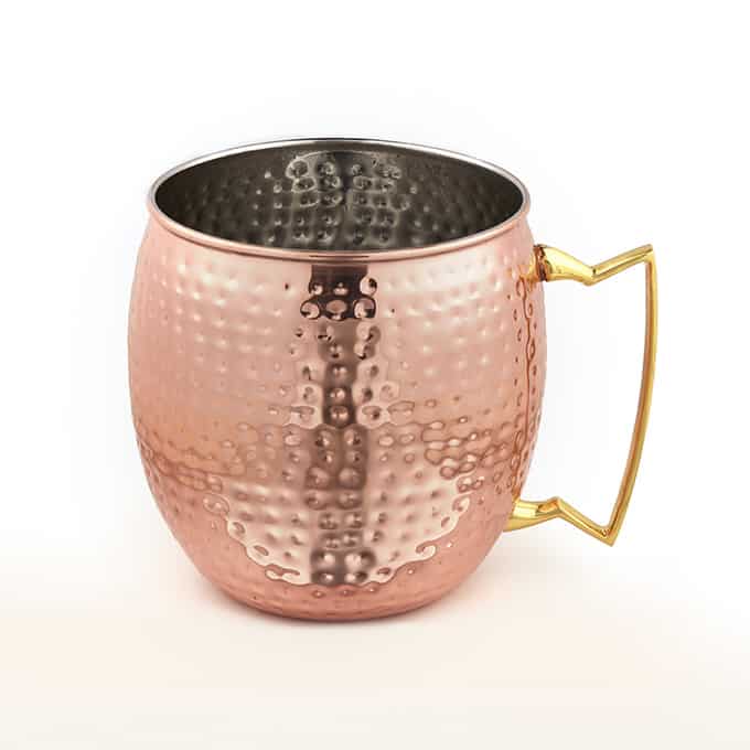 Moscow Mule Mug, 96 oz., Hammered Copper