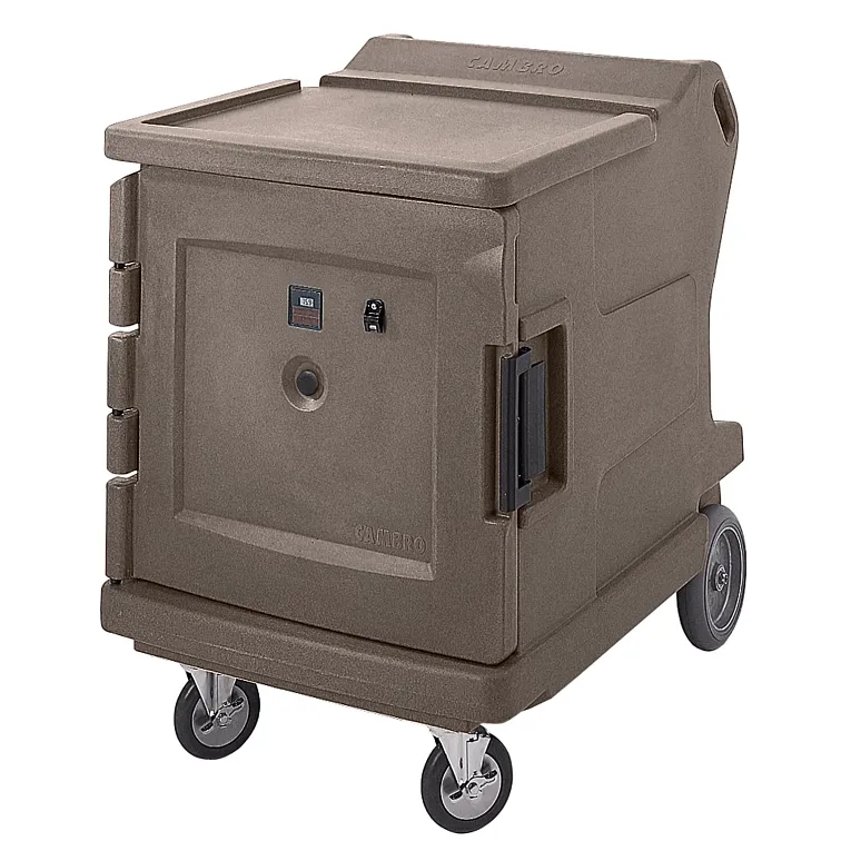 Camtherm® Hot Cart, Granite Sand Low Profile Electric Hot Food Holding Cabinet in Celsius - 110V