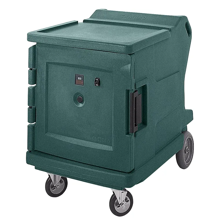 Camtherm® Hot / Cold Cart, Granite Green, Low Profile Electric Food Holding Cabinet in Fahrenheit, Single Door - 110V
