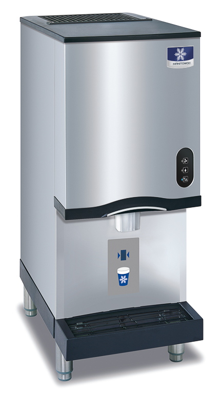 16.25" Nugget Ice & Water Dispenser Touchless - 315 lb/24 hr, 10 lb Bin, Air Cooled, 1/3 HP