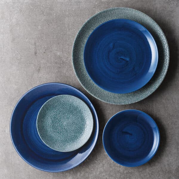 Stonecast Patina 10 1/4" Cobalt Blue Coupe Plate