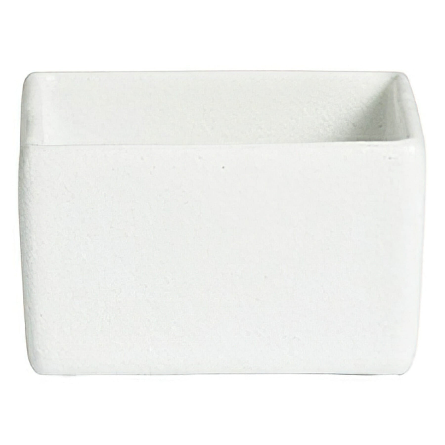 Bugambilia Salad Bar Bowl 25.4 oz Square, Solid White