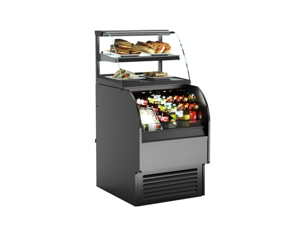 Oasis® Service/Self-Service Dual Temp Merchandiser, 27-1/2"W x 34-3/4"D x 57-3/4"H