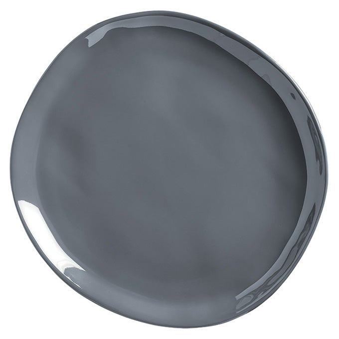 Crave 11-1/8" Round Melamine Coupe Plate, Storm