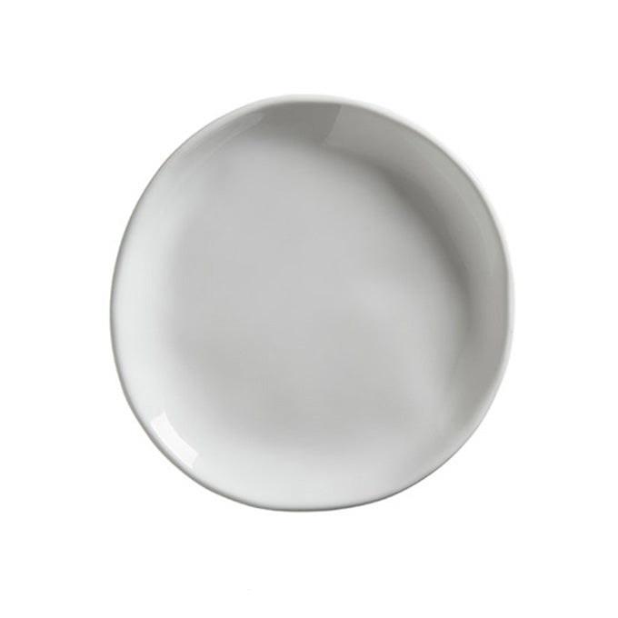Crave 6-1/2" Round Melamine Coupe B&B Plate, Cloud