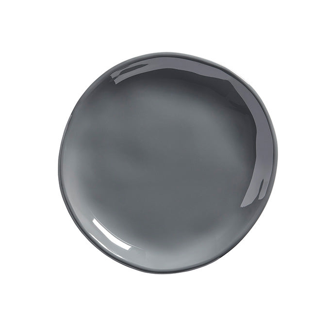 Crave 6.5" Round Melamine Coupe Plate, Storm