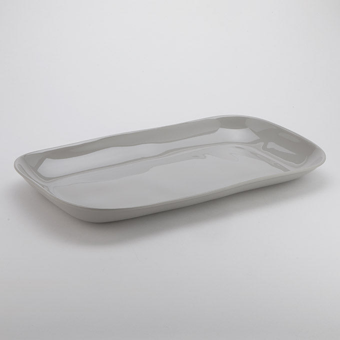 Crave 21"L x 12-7/8"W Rectangular Melamine Platter, Shadow