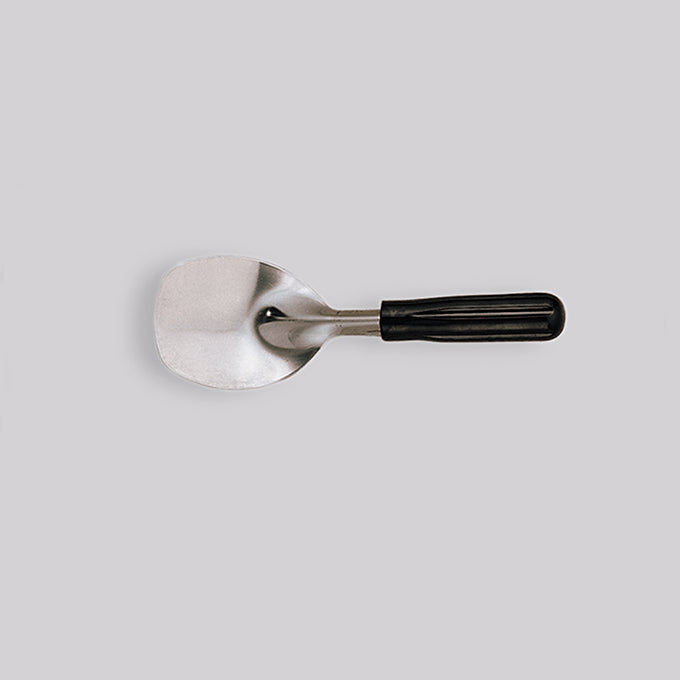 9" Stainless Steel Ice Cream Spade with Black Handle