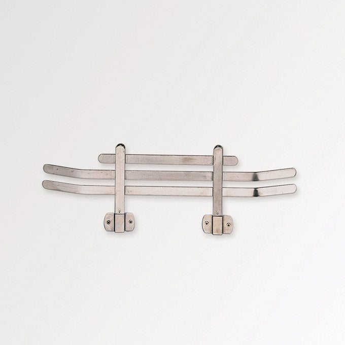 Stainless Steel Screw-On Menu Holder, 15-1/2"L x 5"H