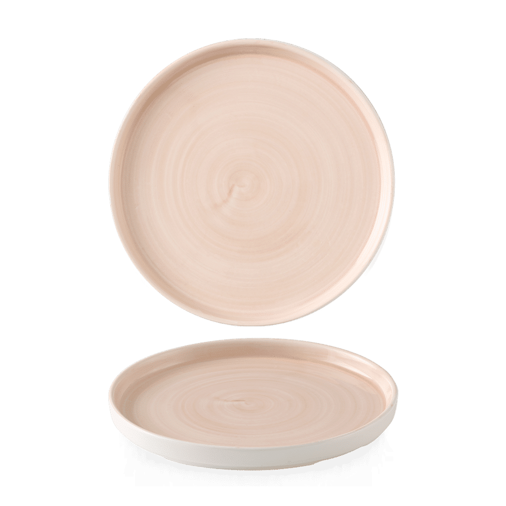 Stonecast Canvas 8.25" Coral Walled Plate