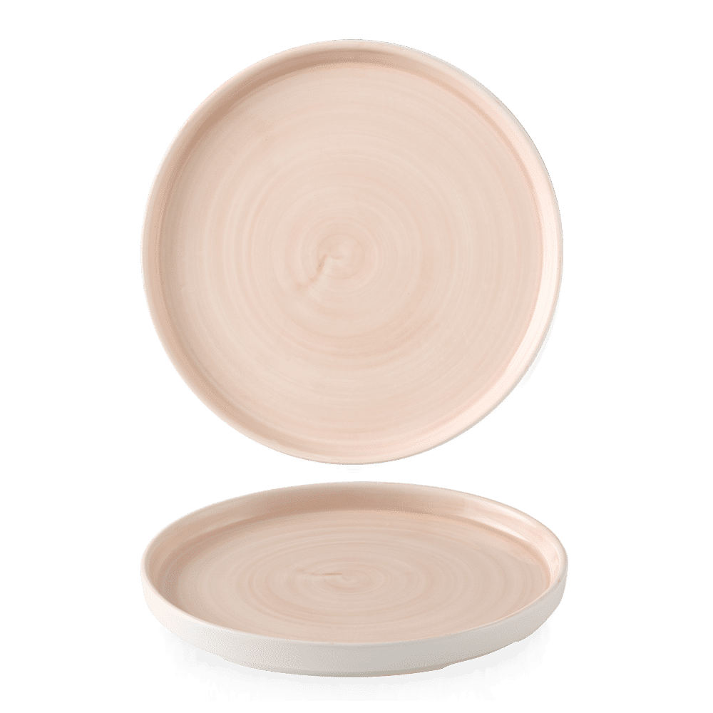 Stonecast Canvas 10 2/8" Coral Walled Plate