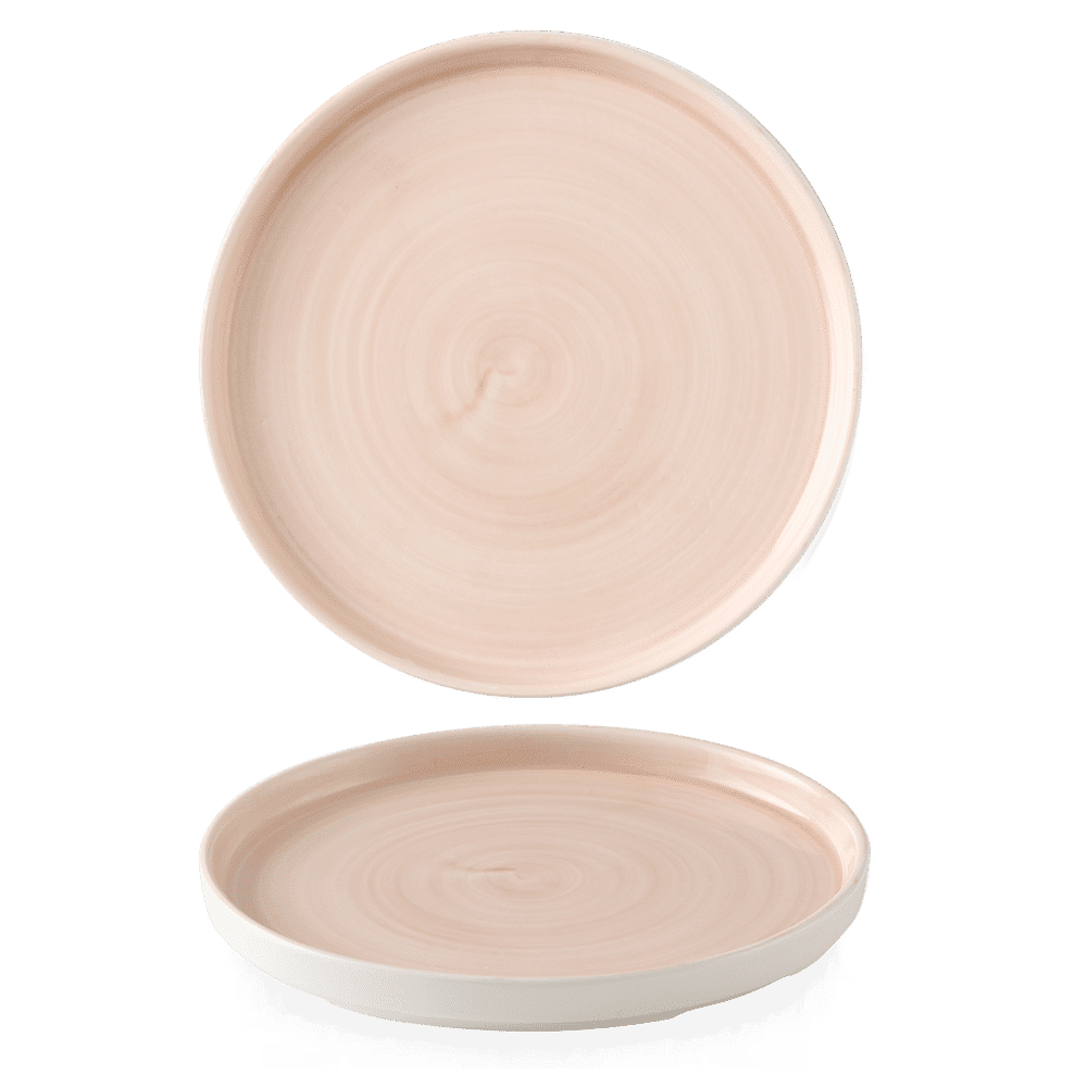 Stonecast Canvas 11" Coral Walled Plate