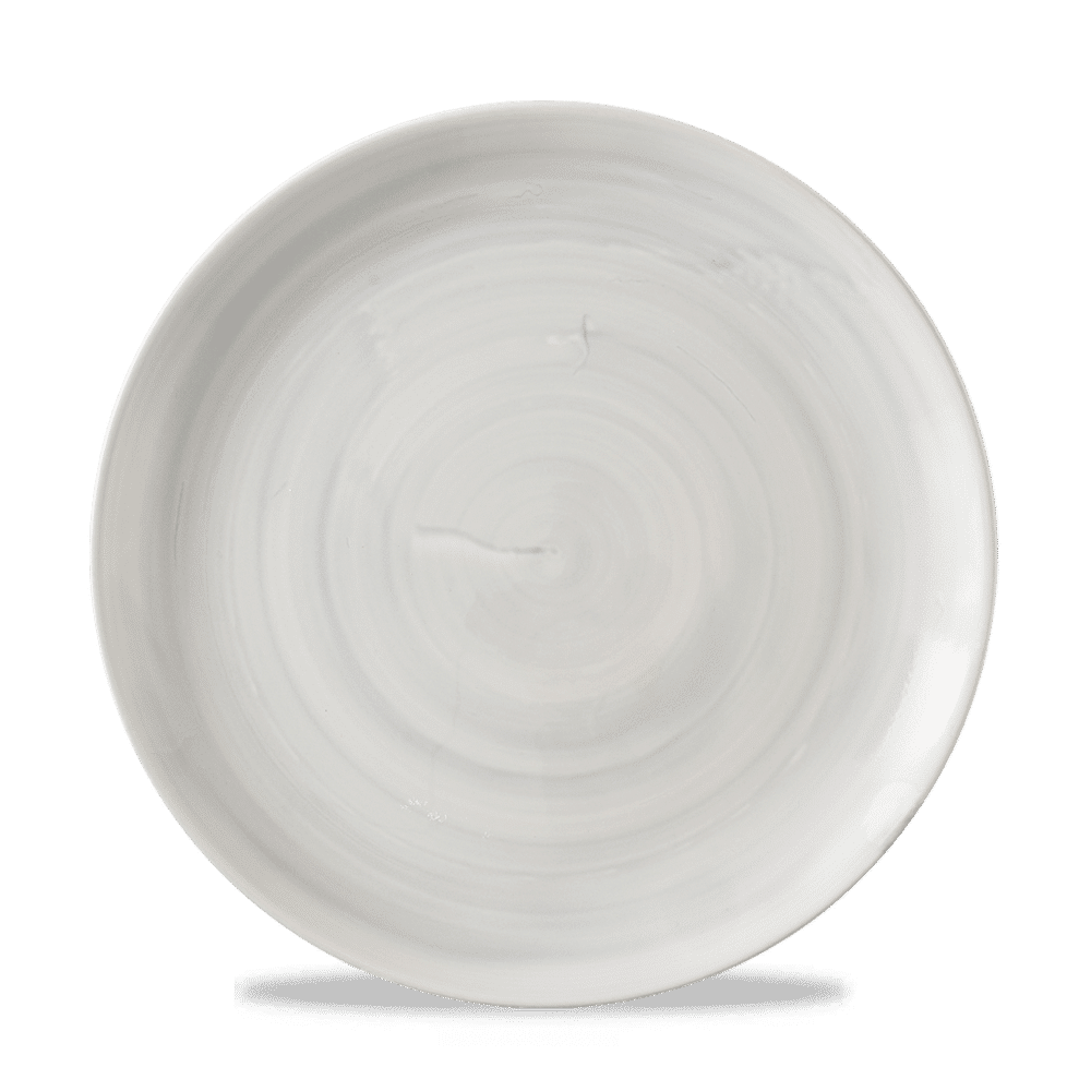 Stonecast Canvas 10.25" Grey Evolve Coupe Plate