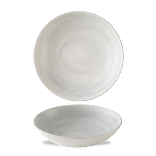 Stonecast Canvas 7.25" Grey Coupe Bowl