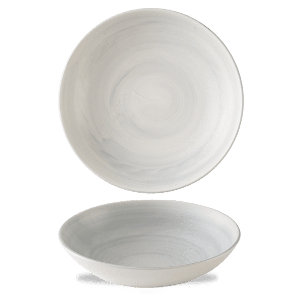 Stonecast Canvas 9.75" Grey Evolve Coupe Bowl