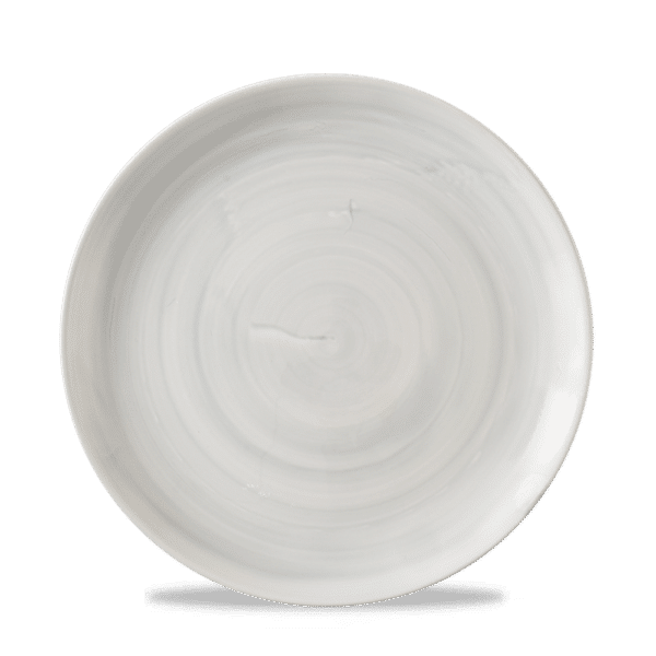 Stonecast Canvas 8.67" Grey Evolve Coupe Plate