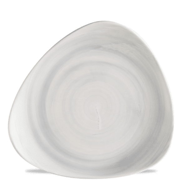 Stonecast Canvas 10" Grey Triangle Plate