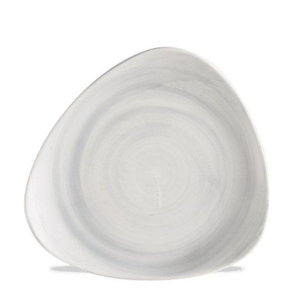 Stonecast Canvas 9" Grey Triangle Plate