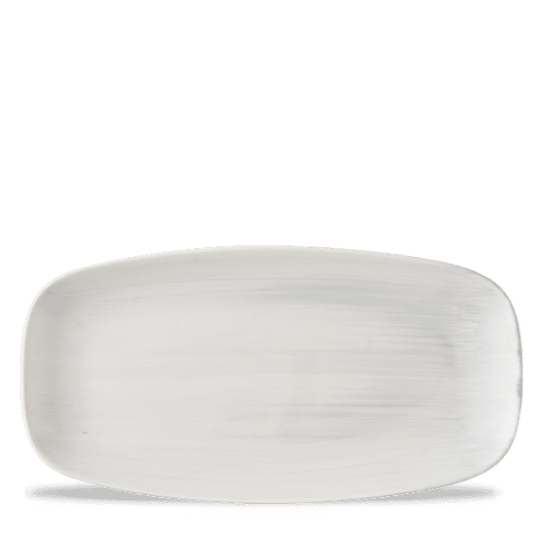 Stonecast Canvas 11 3/4" x 6" Grey Chefs Oblong Plate