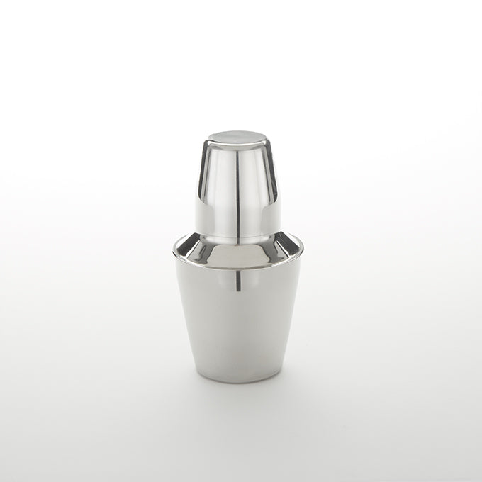 3-Piece Cocktail Shaker, 8 oz., Stainless Steel Mirror Finish