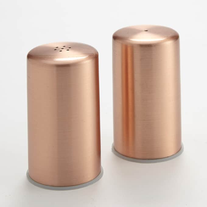 2 oz. Brushed Salt & Pepper Shaker Set, Copper