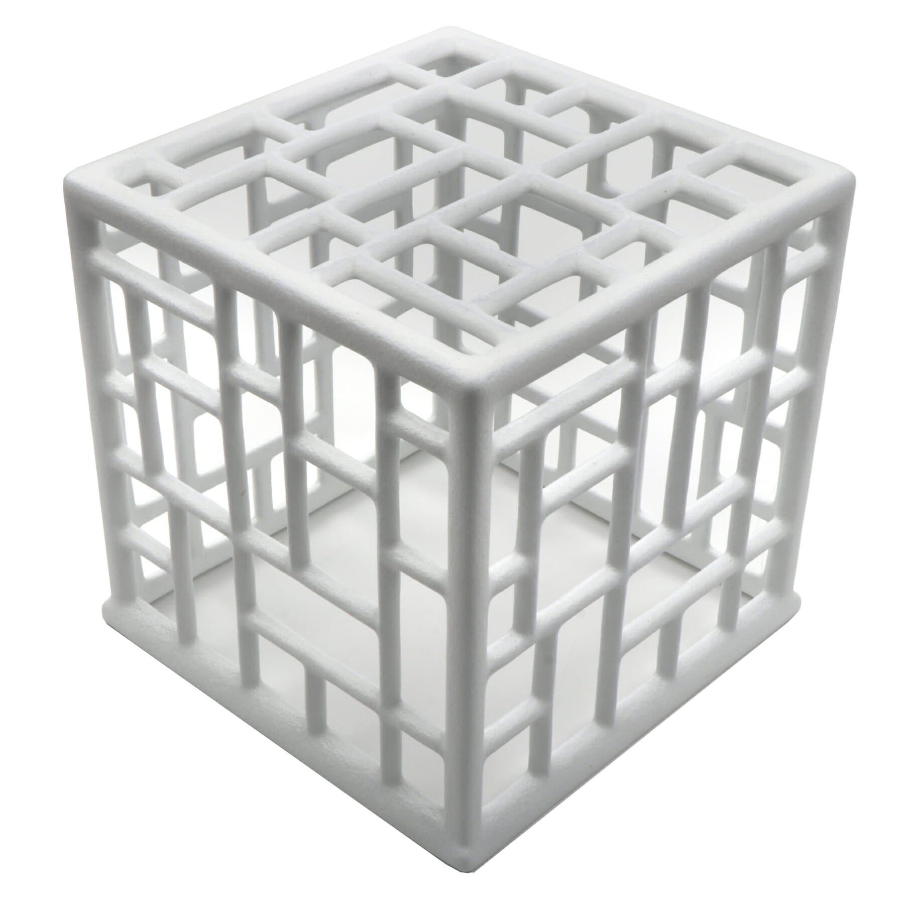Bugambilia Mondrian 11" Square Classic Riser, Solid White
