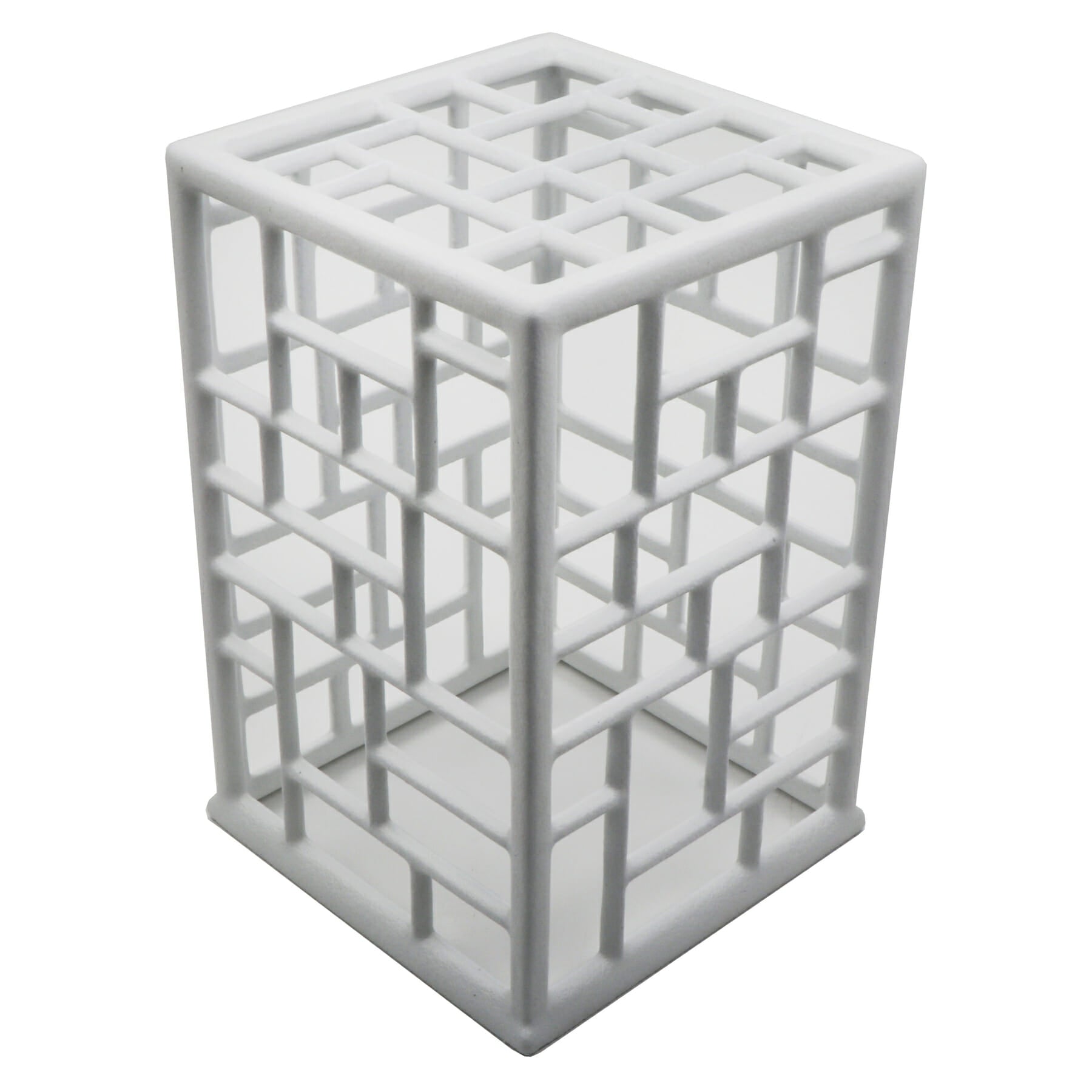 Bugambilia Mondrian 10" Square Classic Riser, Solid White
