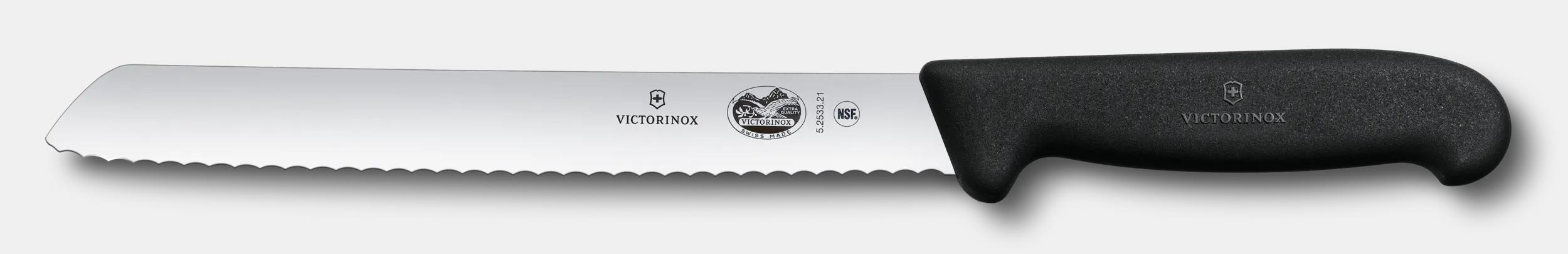 Bread Knife, 8" blade, black Fibrox® Pro handle