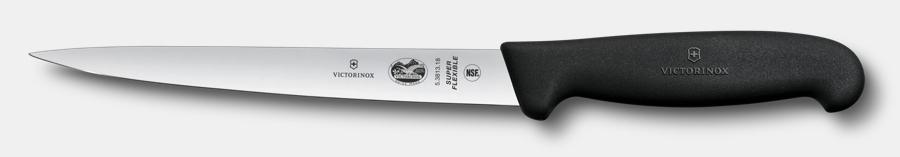 Straight Flexible Fillet Knife w/ 7" Blade, Black Fibrox® Pro Handle