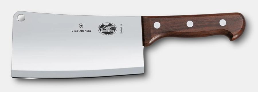 Restaurant Cleaver w/ 7" x 3-1/2" Blade, Rosewood Handle