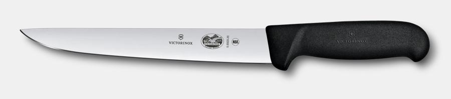 Stiff Flank & Shoulder Knife w/ 8" Blade, Black Fibrox® Pro Handle
