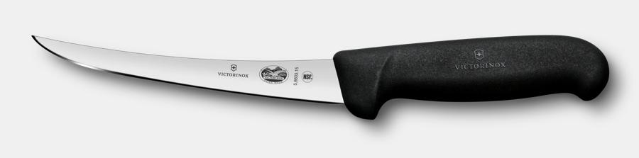 Curved Semi-Stiff Boning Knife w/ 6" Blade, Black Fibrox® Pro Handle