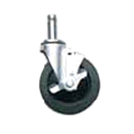 Stem/Brake Caster, 5 x 1.25 in, 200 lb Capacity