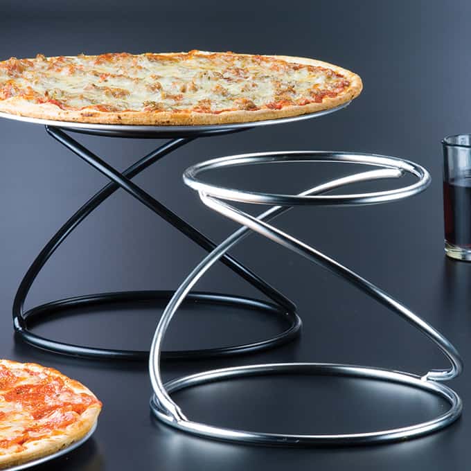 Contempo™ Pizza Stand/Riser, Black
