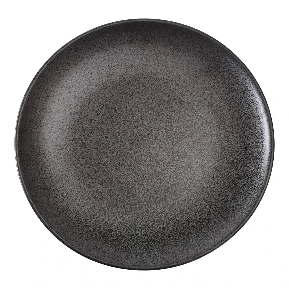 Diamond Black 10-1/2" Dark Bronze Round Coupe Plate