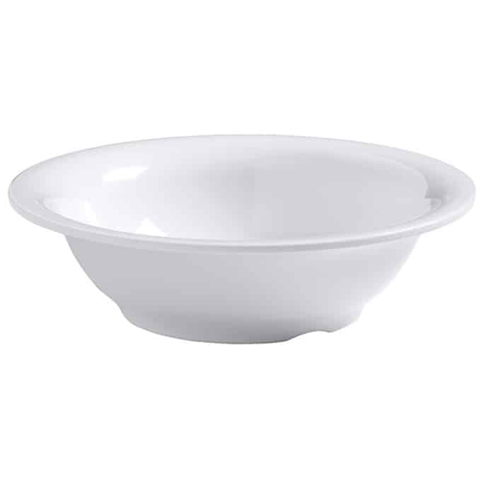 Jane 32 oz. Round Melamine Bowl, White