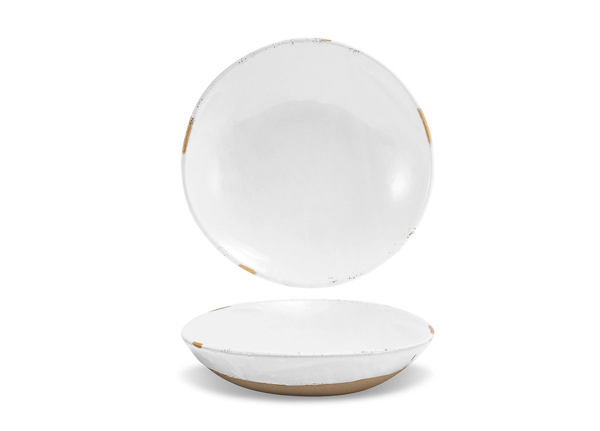 Artefact 58 oz. White Low Bowl