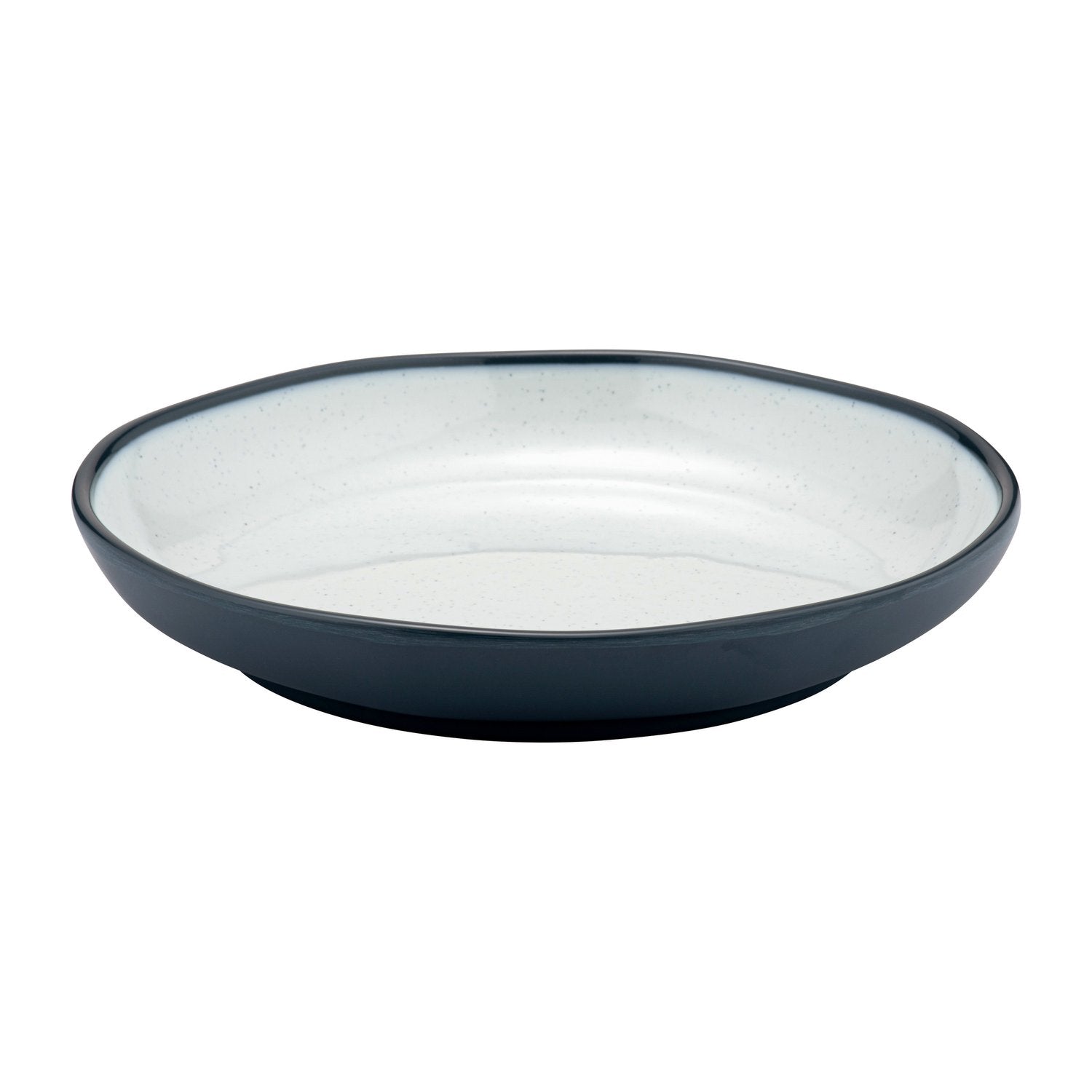 Dalebrook Marl  Plate, large, deep, Steel Blue