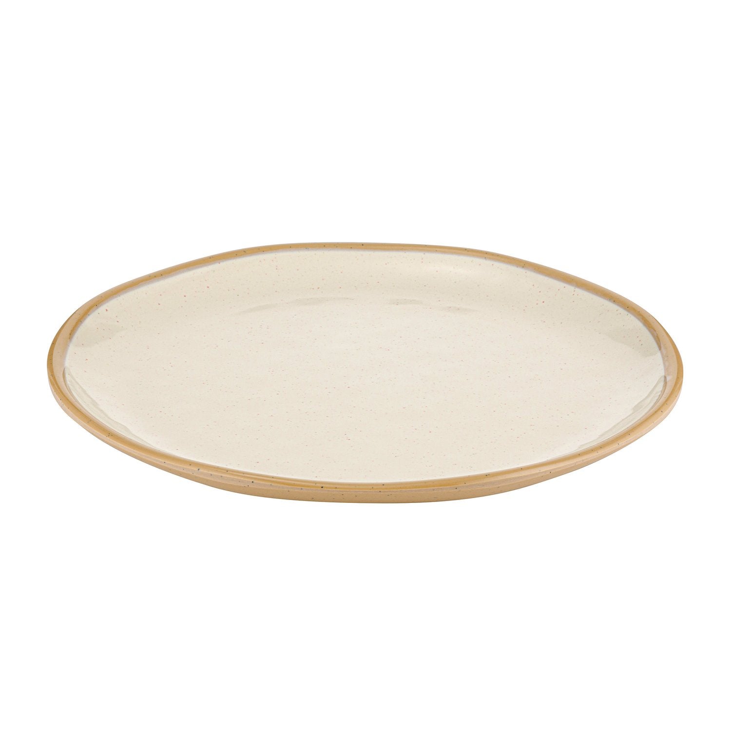 Dalebrook Marl  Plate, large shallow, Cream