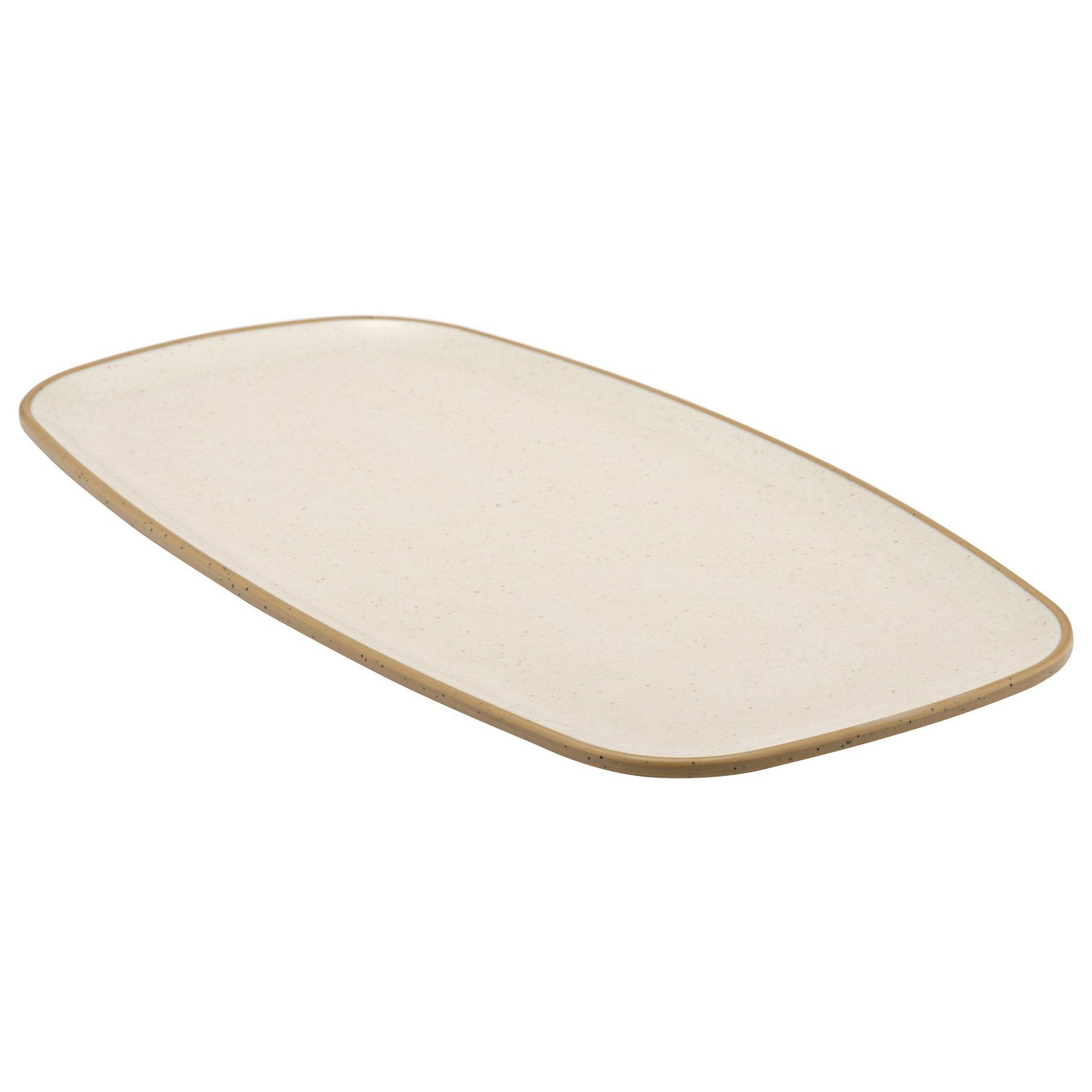 Dalebrook Marl  Side Plate, 14" x 7-1/2", Cream