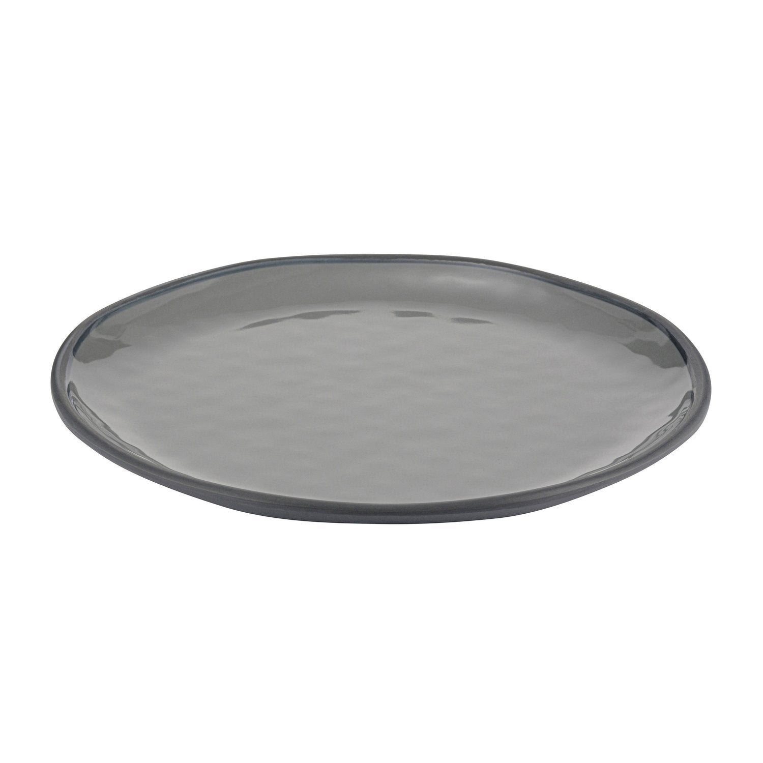 Dalebrook Marl  Plate, large, shallow, Charcoal Grey