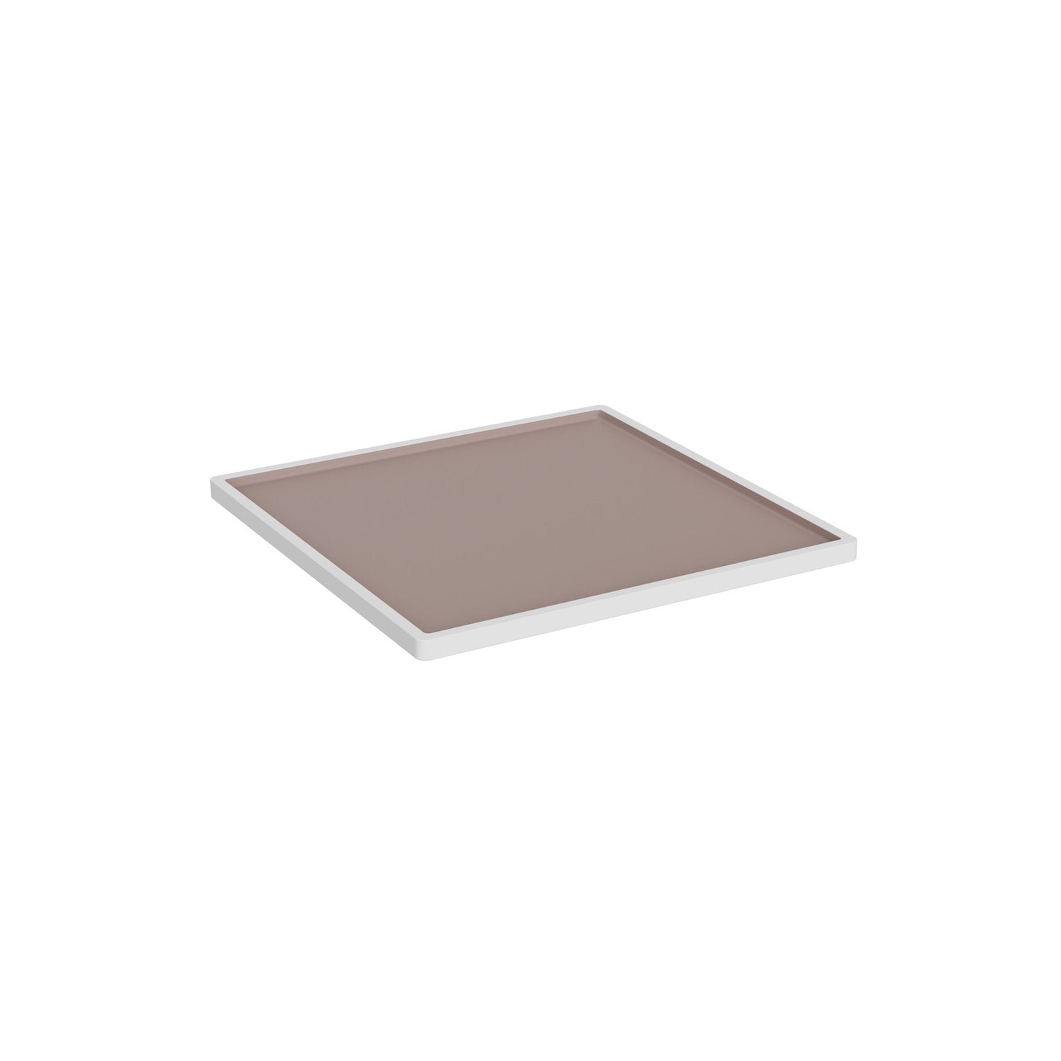 Dalebrook Trafalgar Plate, small, White & Taupe