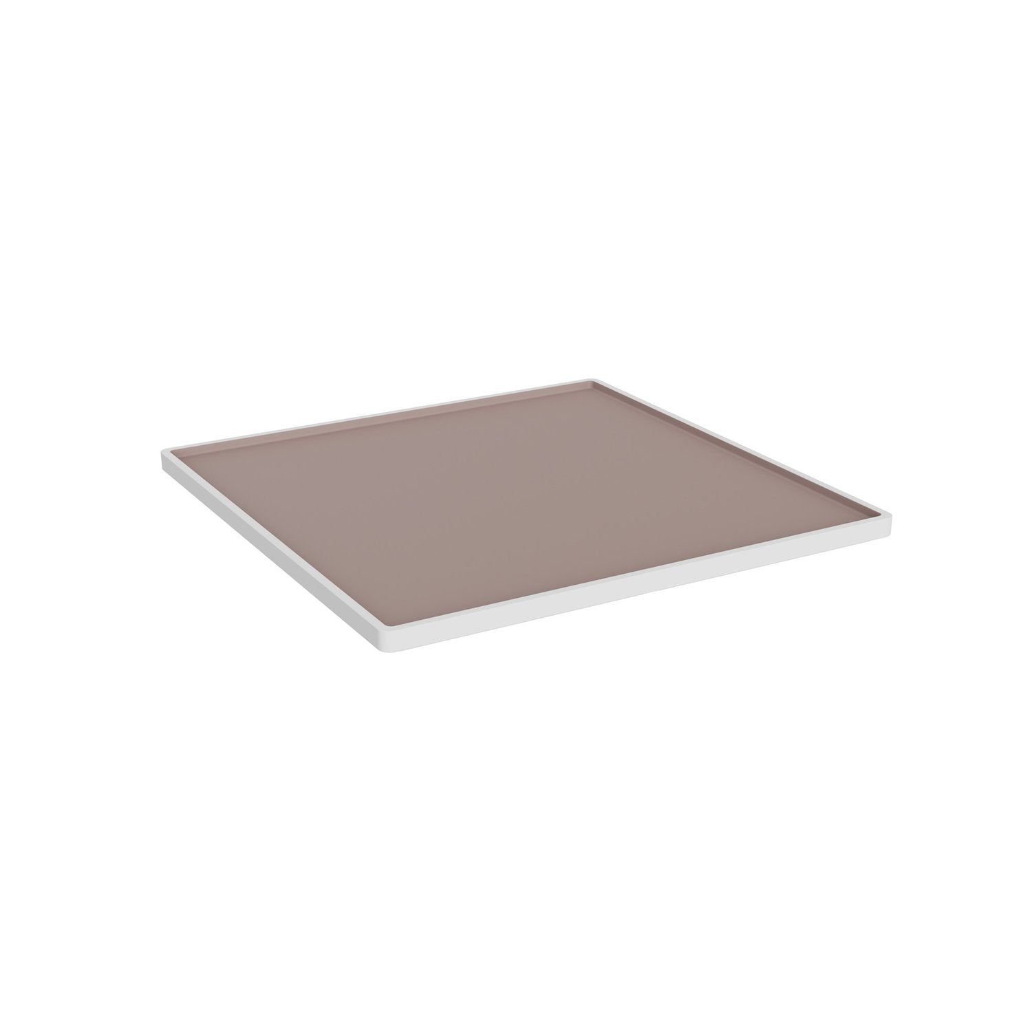 Dalebrook Trafalgar Plate, large, White & Taupe