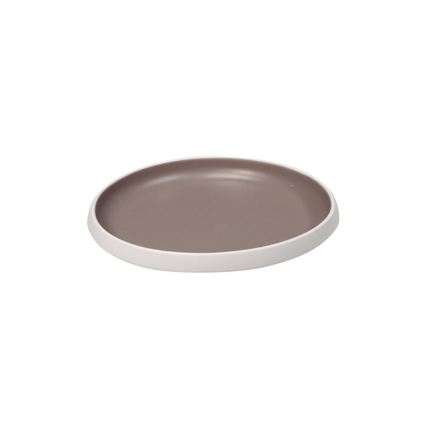 Dalebrook Trafalgar Dish, small, shallow, White & Taupe