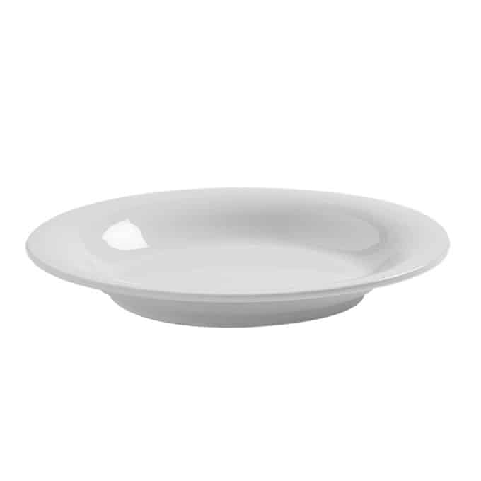 Jane 16 oz. Round Melamine Bowl 9-1/4" dia, White