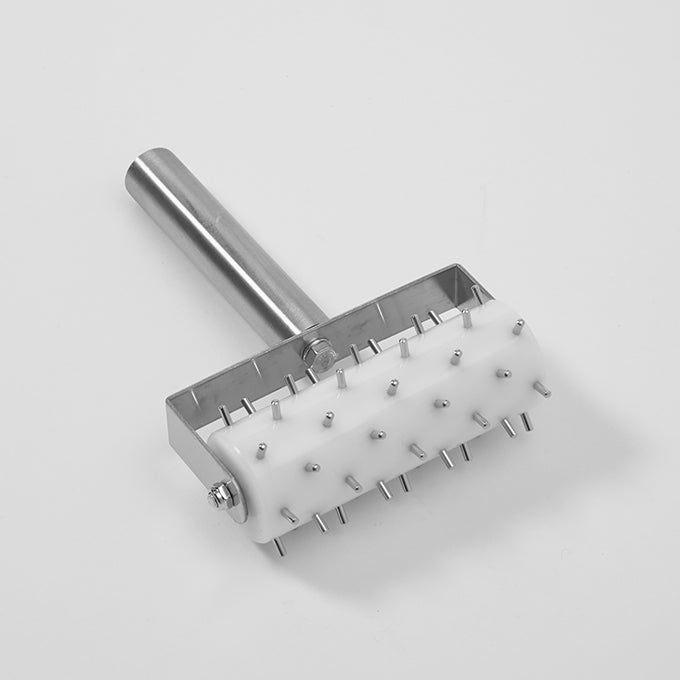 5"W Dough Docker, Aluminum Handle, 3/8" Stainless Steel Pins