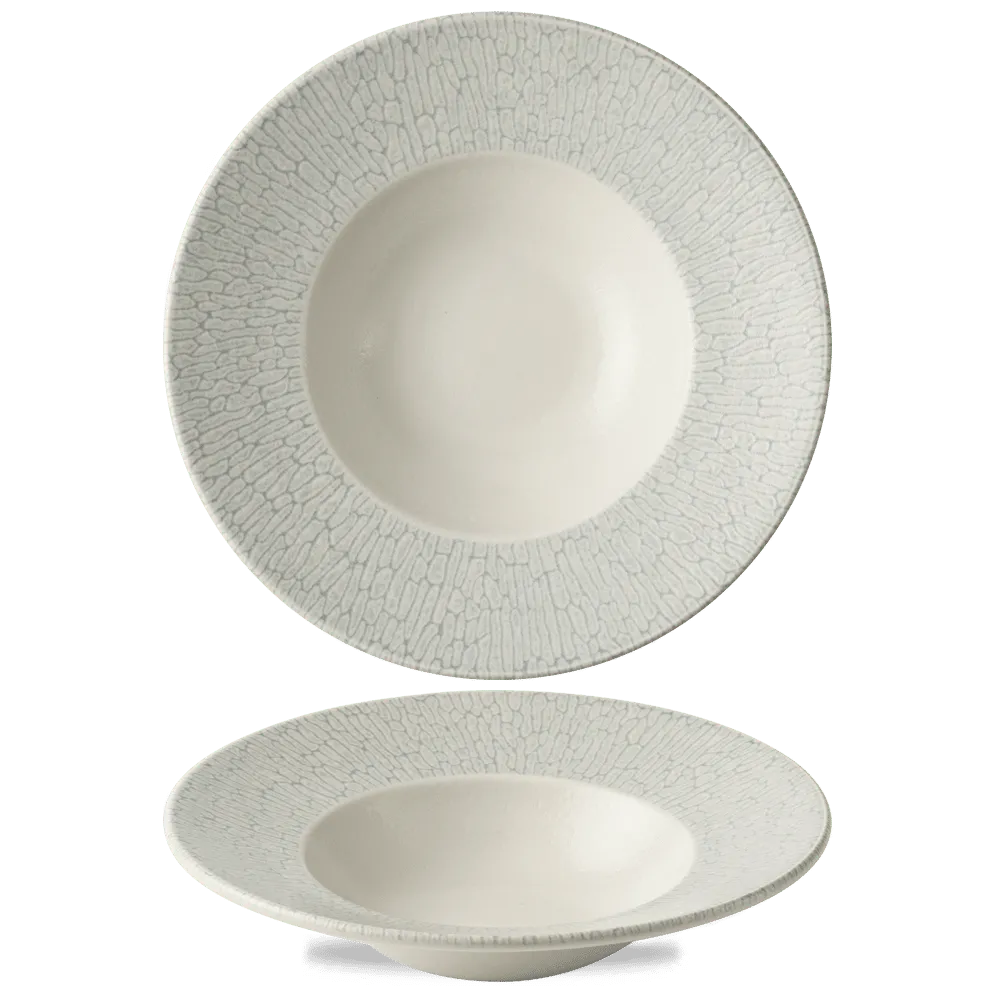 Wide Bowl, 11", round, 16.5 oz. Delta, grey