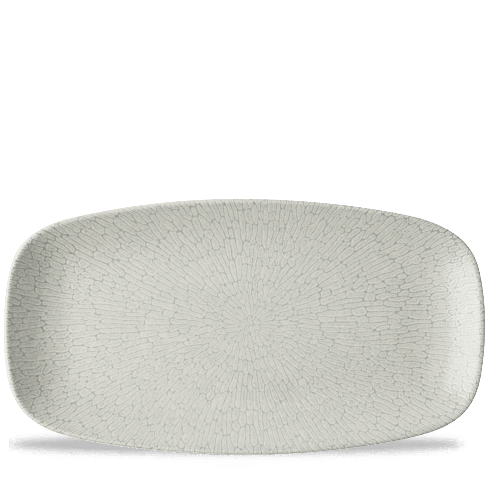 Chefs' Oblong Plate No. 4, 7.4" Delta, grey